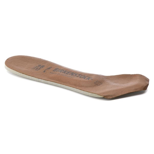 Birkenstock Solid Comfort Toeless Insole Leather Leather Women Arch Supports And Insoles Brown
